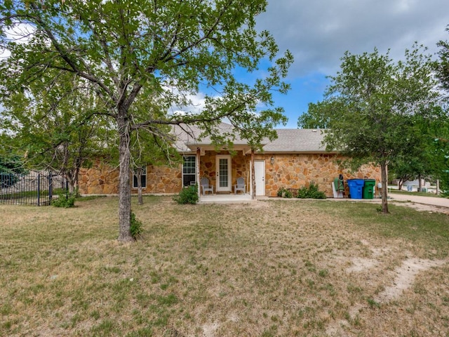 20104 Bunker Cv, Lago Vista, TX 78645 - single story home featuring stone siding