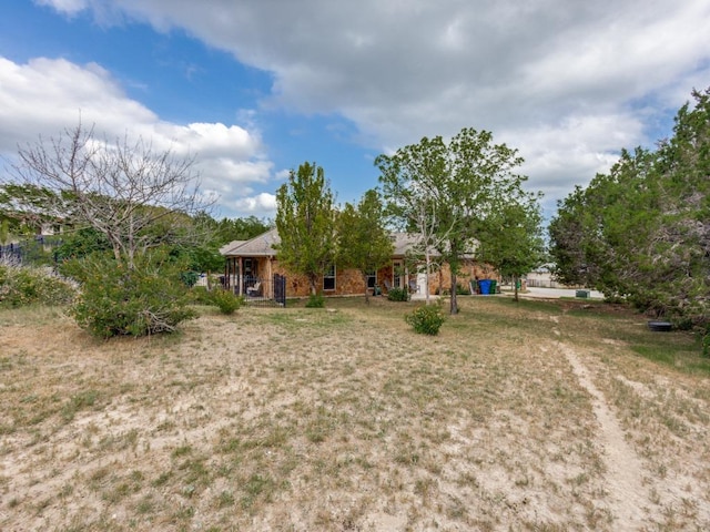 20104 Bunker Cv, Lago Vista, TX 78645 - view of front of property with a porch