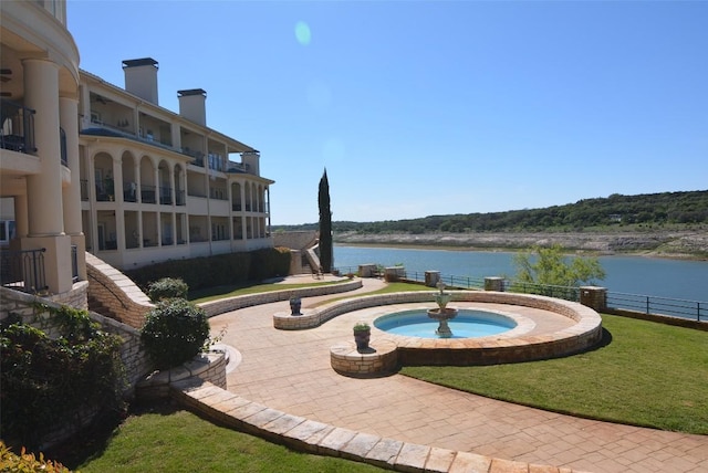 3404 American Dr Unit 2101, Lago Vista, TX 78645 - view of pool with a water view
