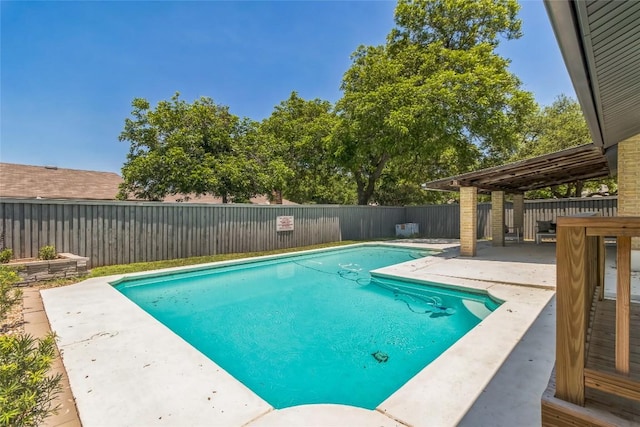 10108 Osprey Ct, Austin, TX 78750 - view of pool featuring a patio area and a fenced backyard