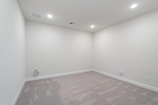 159 Fireside Rd, Austin, TX 78737 - empty room with light colored carpet and recessed lighting