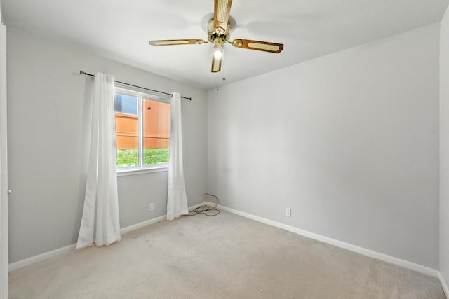 5000 Acorn Grove Ct, Austin, TX 78744 - carpeted spare room with baseboards and ceiling fan