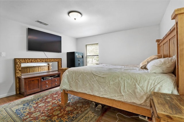 1313 Oakridge Dr, Blanco, TX 78606 - bedroom with wood finished floors and baseboards