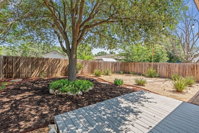 1011 Moser River Dr, Leander, TX 78641 - wooden terrace with a fenced backyard
