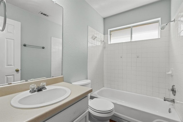 1011 Moser River Dr, Leander, TX 78641 - full bath with vanity, toilet, and bathing tub / shower combination