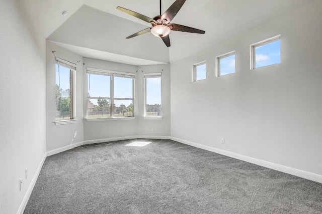 1905 Mariann Dr, Leander, TX 78641 - empty room featuring plenty of natural light, ceiling fan, and carpet floors