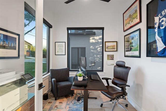 14417 Cochise Trl, Austin, TX 78734 - office featuring healthy amount of natural light and wood finished floors