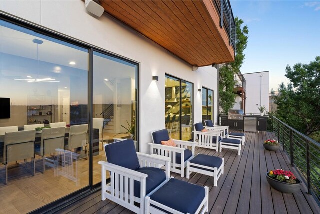 14417 Cochise Trl, Austin, TX 78734 - view of wooden deck