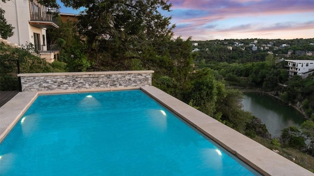 14417 Cochise Trl, Austin, TX 78734 - swimming pool with a water view