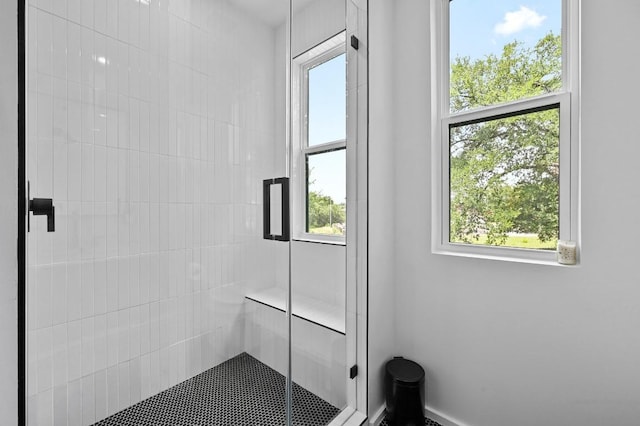 1001 Walter St Unit 2, Austin, TX 78702 - full bathroom with a shower stall and healthy amount of natural light