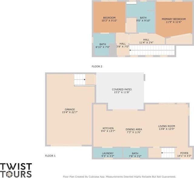1001 Walter St Unit 2, Austin, TX 78702 - view of room layout
