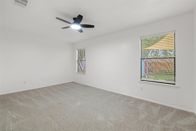 2205 Thornwild Pass, Austin, TX 78758 - empty room with carpet floors and a ceiling fan