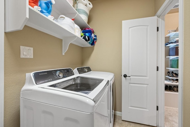 2644 Salorn Way, Round Rock, TX 78681 - laundry room with separate washer and dryer