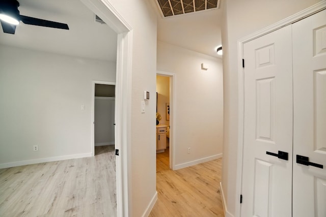 3000 Warwick Way, Austin, TX 78748 - corridor featuring light wood-style floors and baseboards