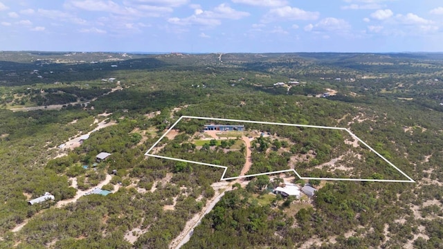 2300 Stagecoach Ranch Loop Unit B, Dripping Springs, TX 78620 - aerial view of property's location featuring property parcel outlined