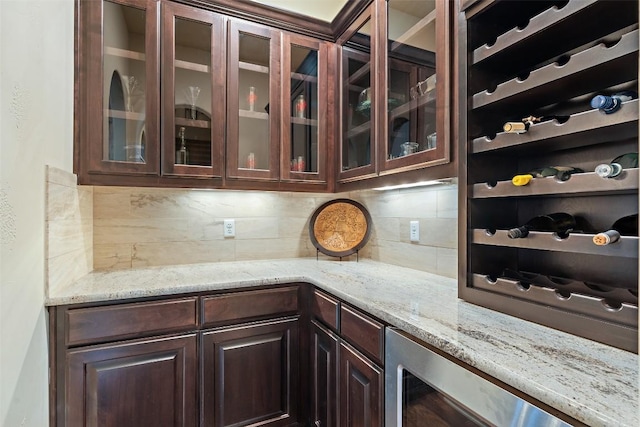 303 Bella Montagna Cir, Austin, TX 78734 - wine room featuring wine cooler