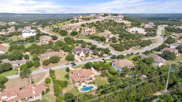303 Bella Montagna Cir, Austin, TX 78734 - aerial perspective of suburban area