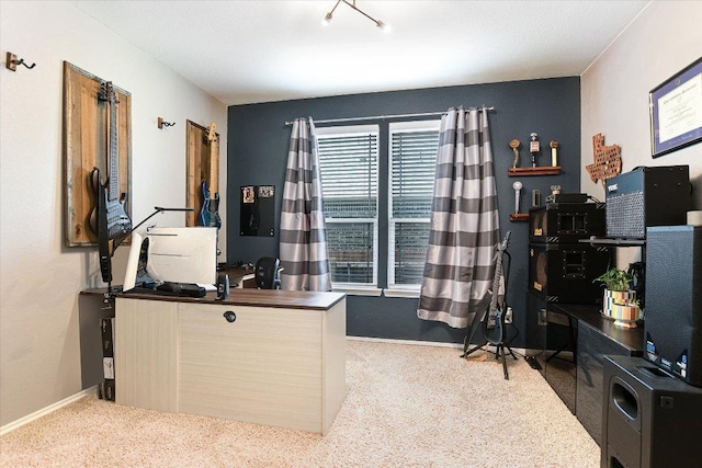 257 Culebra Dr, Georgetown, TX 78626 - carpeted office with baseboards