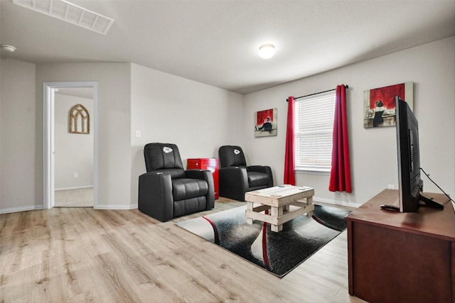 320 Bright Star Ln, Georgetown, TX 78628 - home theater room with wood finished floors and baseboards