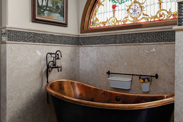 1606 Bordeaux Blanc, New Braunfels, TX 78132 - bathroom with a freestanding bath