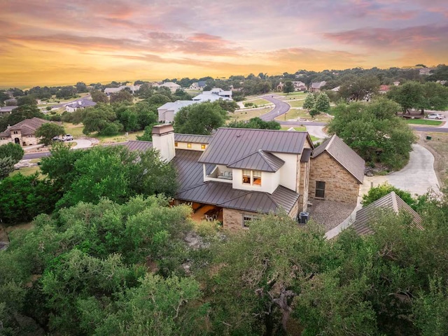 1606 Bordeaux Blanc, New Braunfels, TX 78132 - view of aerial view at dusk