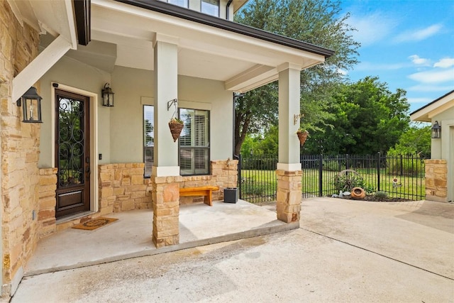 121 White Wash, Dripping Springs, TX 78620 - view of covered porch