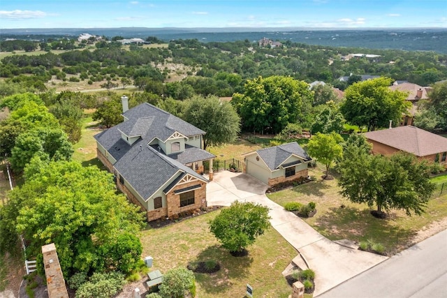 121 White Wash, Dripping Springs, TX 78620 - aerial view of property and surrounding area