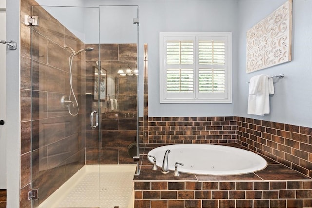 121 White Wash, Dripping Springs, TX 78620 - full bath featuring a whirlpool tub and a stall shower