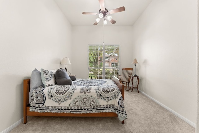 2600 Lost Mine Trl, Leander, TX 78641 - carpeted bedroom featuring baseboards and ceiling fan