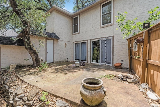 3304 Clawson Rd, Austin, TX 78704 - rear view of property featuring a patio area and stucco siding
