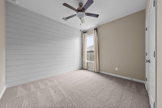 202 Westfield St, Hutto, TX 78634 - empty room with ceiling fan and carpet flooring