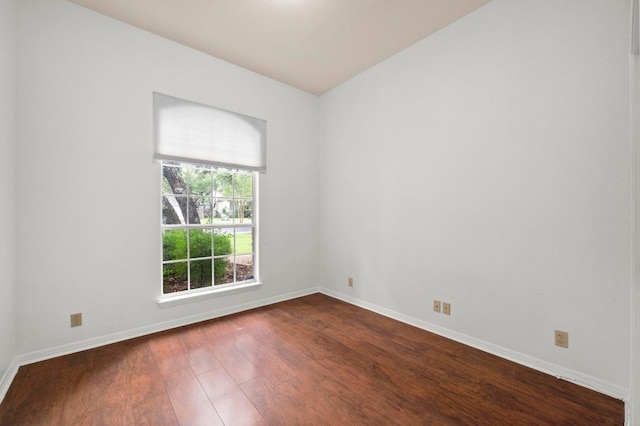 10601 Beckwood Dr, Austin, TX 78726 - spare room with baseboards and dark wood finished floors