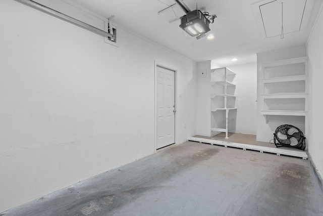 1515 Mearns Meadow Blvd, Austin, TX 78758 - garage featuring a garage door opener
