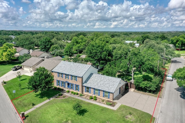 1604 W Creek Loop, Round Rock, TX 78681 - view of subject property featuring a heavily wooded area