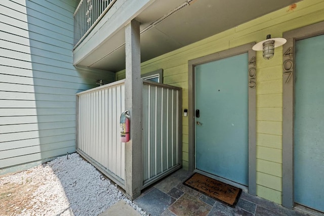 3204 Menchaca Rd Unit 405, Austin, TX 78704 - doorway to property featuring a balcony
