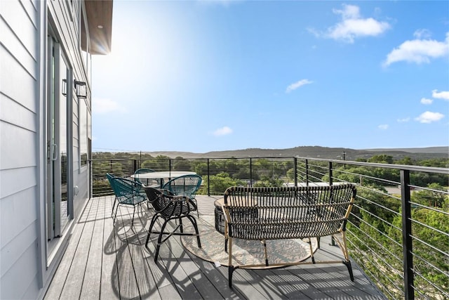 11204 Oak St, Jonestown, TX 78645 - view of wooden terrace