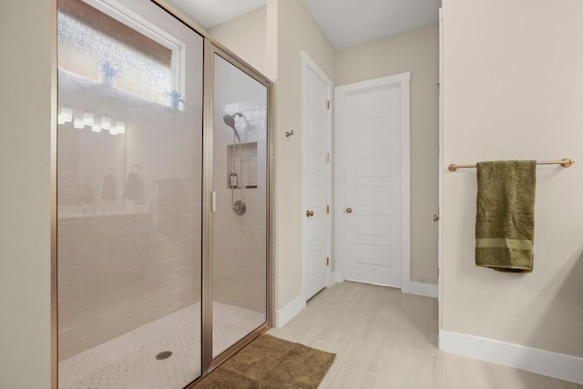 1609 Indian Apple Way, Leander, TX 78641 - bathroom with a shower stall and baseboards