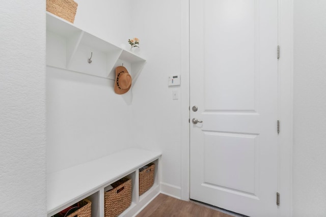 256 Smoke Tree Cir, Dripping Springs, TX 78620 - mudroom featuring wood finished floors