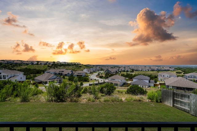 256 Smoke Tree Cir, Dripping Springs, TX 78620 - aerial view at dusk of a residential view