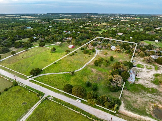1181 Live Oak Trl, Liberty Hill, TX 78642 - aerial view of property and surrounding area featuring property boundaries highlighted