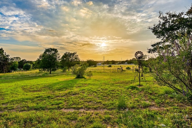 1181 Live Oak Trl, Liberty Hill, TX 78642 - yard at dusk featuring a yard