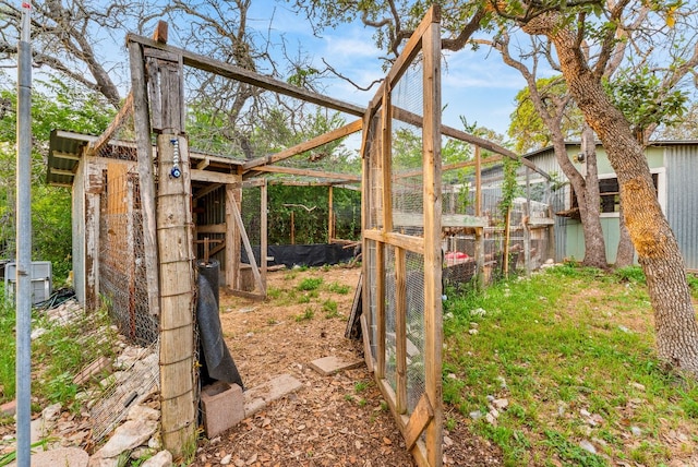 1181 Live Oak Trl, Liberty Hill, TX 78642 - view of yard with exterior structure and an outbuilding