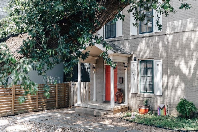 2623 Salado St, Austin, TX 78705 - entrance to property with brick siding and a shingled roof