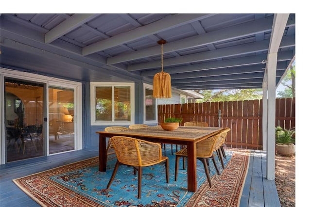 8508 Croydon Loop, Austin, TX 78748 - deck featuring outdoor dining space