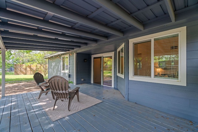 8508 Croydon Loop, Austin, TX 78748 - view of wooden deck