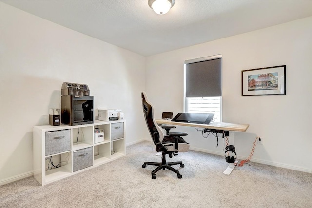 163 Wonderful Life Way, Jarrell, TX 76537 - carpeted home office with baseboards
