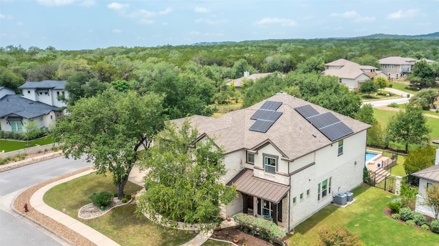 2625 Arion Cir, Austin, TX 78730 - aerial view of residential area featuring a forest
