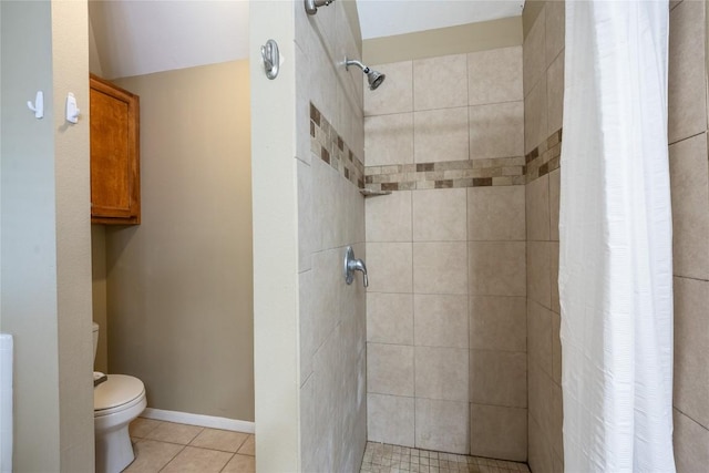 2627 Butterfly Dr, Temple, TX 76502 - full bath with toilet, a shower stall, and tile patterned flooring