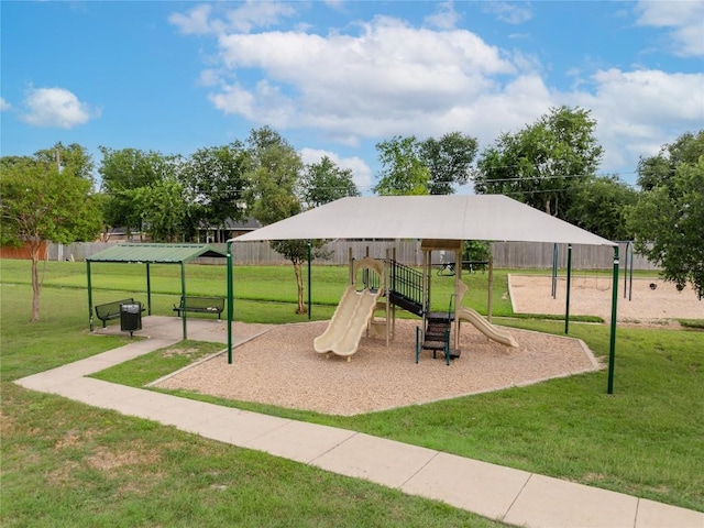 2627 Butterfly Dr, Temple, TX 76502 - community play area featuring a lawn