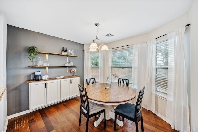 2627 Butterfly Dr, Temple, TX 76502 - dining space featuring dark wood finished floors